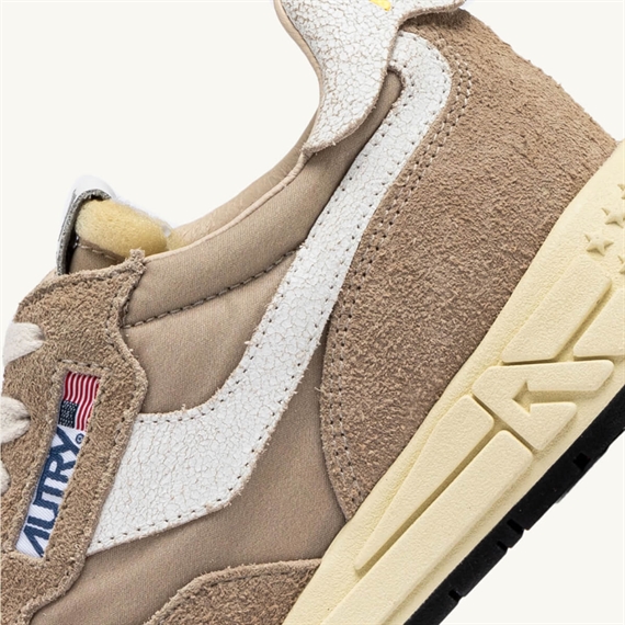 Autry Reelwind Low Sneakers, Pepper/White